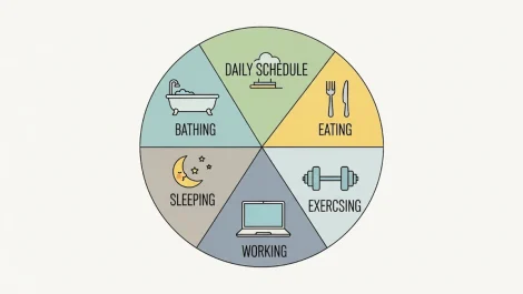 Daily Routine Clock Daily Routine Clock