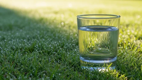 glass-of-water-on-grass